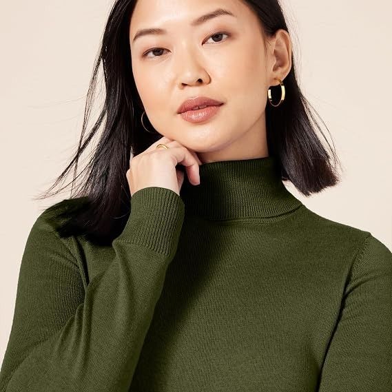 Green Turtleneck Sweater image 1